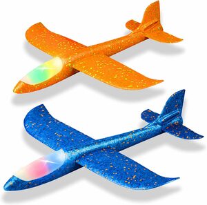 Mmgoqqt Spielzeug-Segelflieger »Segelflugzeug,Outdoor Sport Wurf Spielzeug, Flugspielzeug für Kinder, Schaum Flugzeug, Geburtstagsgeschenk Spielzeug für Kinder im Alter von 3-12Jahren Outdoor