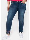 Bild 1 von sheego by Joe Browns Stretch-Jeans »Jeans« mit Stickerei und Schmucksteinen