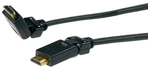 High-Speed-HDMI-Kabel mit Ethernet HDMS15 - 180°, 1.5m