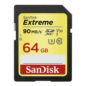 SDXC Extreme 64GB Speicherkarte