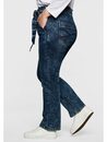 Bild 4 von Sheego Gerade Jeans »Jeans« (mit Gürtel) im Moonwashed-Look