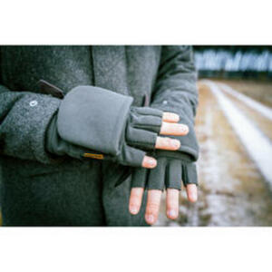 Handschuhe 500 Softshell gr&uuml;n