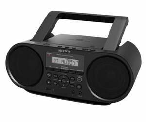 ZS-RS60BT schwarz Radiorekorder mit CD-Spieler