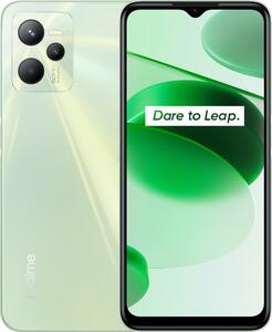 realme C35 4GB + 64GB Glowing Green Smartphone (6,6 Zoll, 50 MP, Triple-Kamera, 5.000-mAh, Octa-Core, Fingerabdrucksensor, Gesichtserkennung, grün)