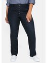 Bild 1 von Sheego Gerade Jeans »Jeans« mit Knopfverschluss und V-förmiger Nahtführung