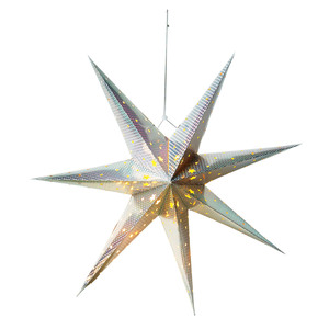 AMARE LED-Stern 60 x 20 x 60 cm,  Silber