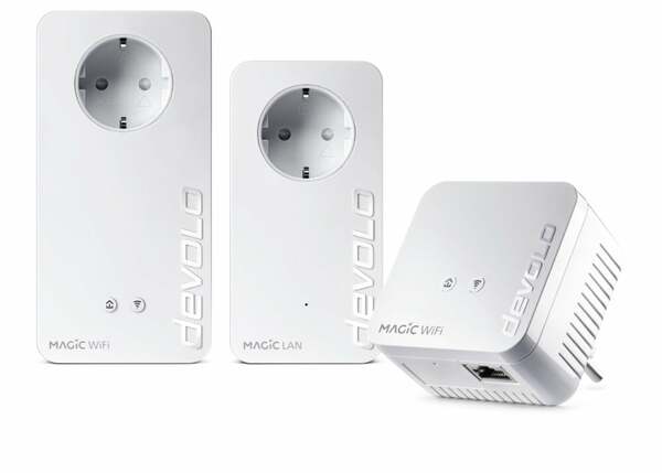 Bild 1 von DEVOLO Magic 1200+ WiFi Multiroom Kit Powerline (Mesh-WLAN, 1200 Mbit/s)