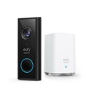 Bild 1 von eufy 2K Videotürklingel (Akkugeladen) mit Homebase schwarz (WLAN, Kabellose Videotürklingel mit Akku, 2K HD, ohne monatliche Gebühren, smarte Personenerkennung, beidseitige Audiofunktion)