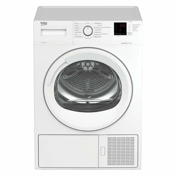 Bild 1 von BEKO Wäschetrockner DS73S2GX (EEK A+, 7 kg, Display, Restzeit-Anzeige, Startzeit-Vorwahl, Signal, Knitterschutz, Display, Wärme-Pumpe)