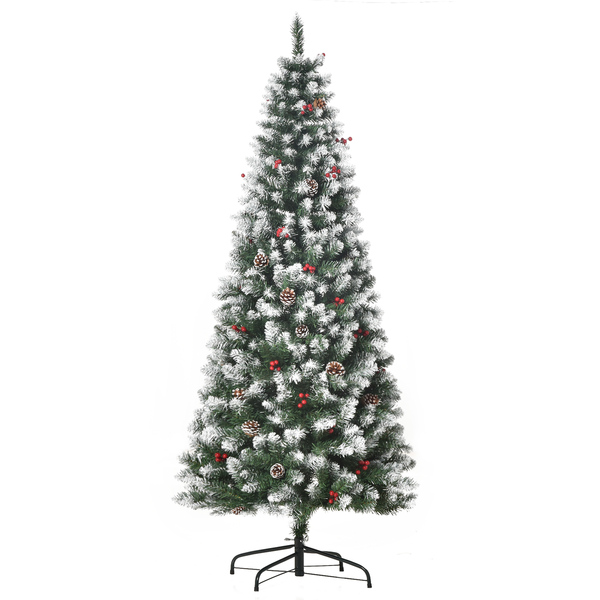 Bild 1 von HOMCOM künstlicher Weihnachtsbaum mit 618 Astspitzen 180 cm Christbaum einfacher Aufbau Tannenbaum P