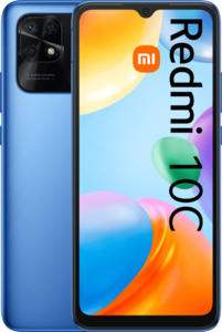 Xiaomi Redmi 10C 4GB + 64GB Ocean Blue Smartphone (6,71 Zoll, 50 MP, Dual-Kamera, 5.000-mAh, Octa-Core, Fingerabdrucksensor, Gesichtserkennung, blau)