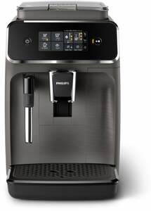 PHILIPS Series 2200 EP2224/10 kaschmirgrau Kaffeevollautomat (Sensortouch Oberfläche, 15 bar, 3 Temperatureinstellungen, herausnehmbare Brühgruppe, 12 Mahlgradeinstellungen)
