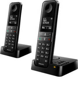 PHILIPS DECT-Duo-Telefon »D4752B/01«