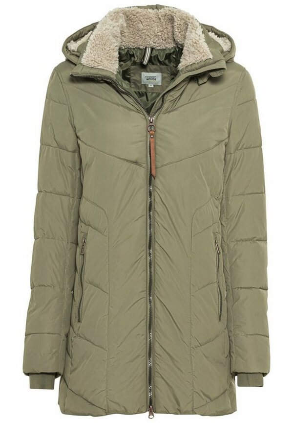 Bild 1 von camel active Steppjacke »Steppmantel mit Teddyfutter im Stehkragen«