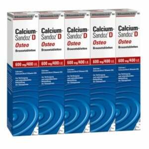 Calcium Sandoz D Osteo 600 mg/400 I.E. 100  St