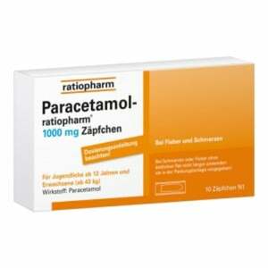 Paracetamol ratiopharm 1.000 mg 10  St