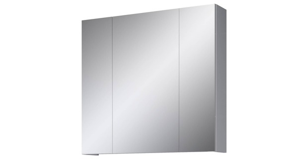 Bild 1 von Spiegelschrank weiß hochglanz - 75 x 80 cm - DEVON