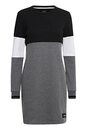 Bild 1 von OXMO Omila Damen Sweatkleid Freizeitkleid Kleid Langarm Regular Fit, Größe:L, Farbe:Black (194007)
