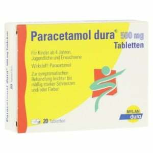 Paracetamol dura 500 mg Tabletten 20  St
