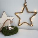 Bild 4 von Weihnachtliche LED-Seildeko zum Hängen Warmweiß
