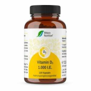 R(h)ein Nutrition Vitamin D3 1000 IE Kapseln 120  St