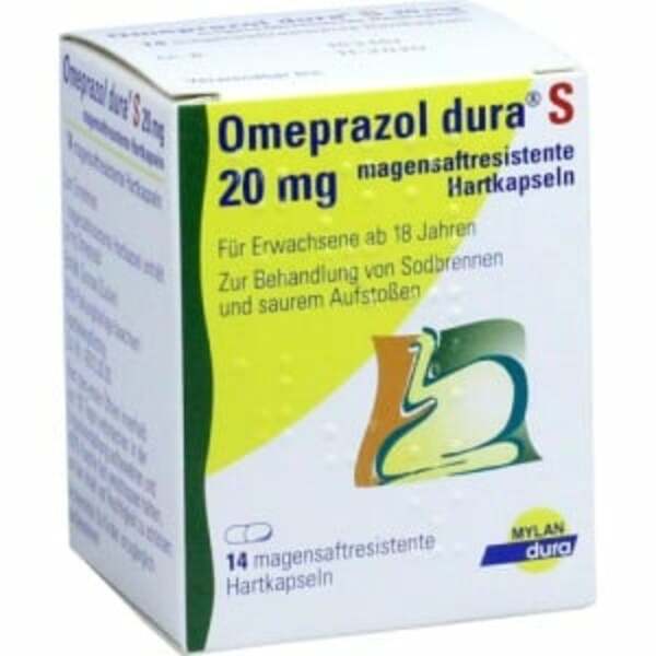 Bild 1 von Omeprazol dura S 20 mg magensaftresist.H 14  St