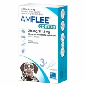 AMFLEE combo 268 mg/241,2 mg für große Hunde 3  St