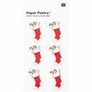 Bild 1 von Paper Poetry 3D Sticker Weihnachtssocken