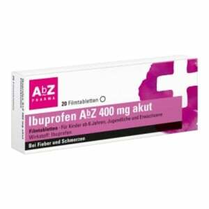 Ibuprofen AbZ 400 mg akut Filmtabletten 20  St