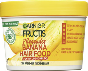 Garnier Fructis Pflegendes Banana Hair Food 3in1 Maske