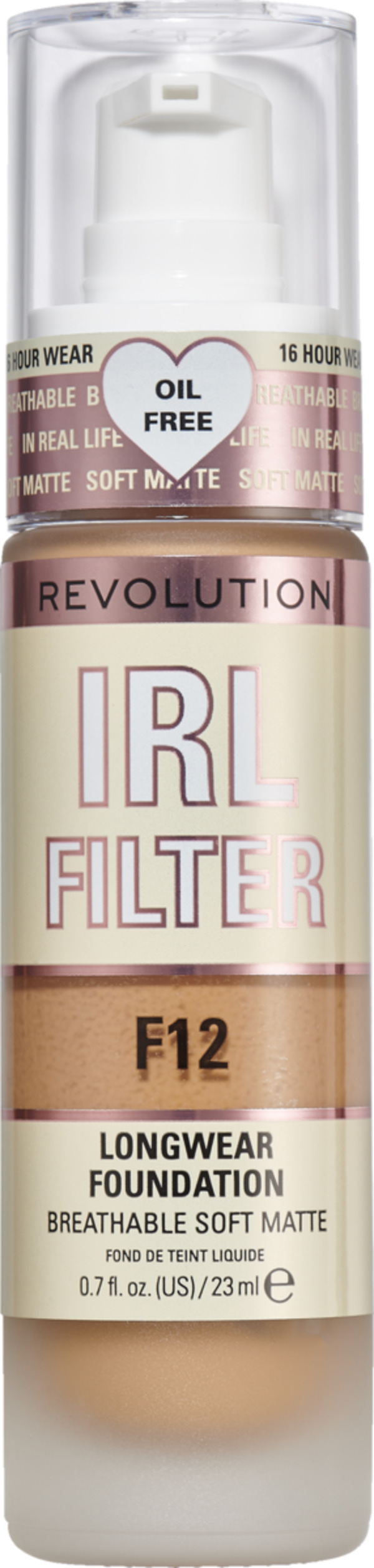 Bild 1 von Revolution Makeup Revolution IRL Filter Longwear Foundation F12