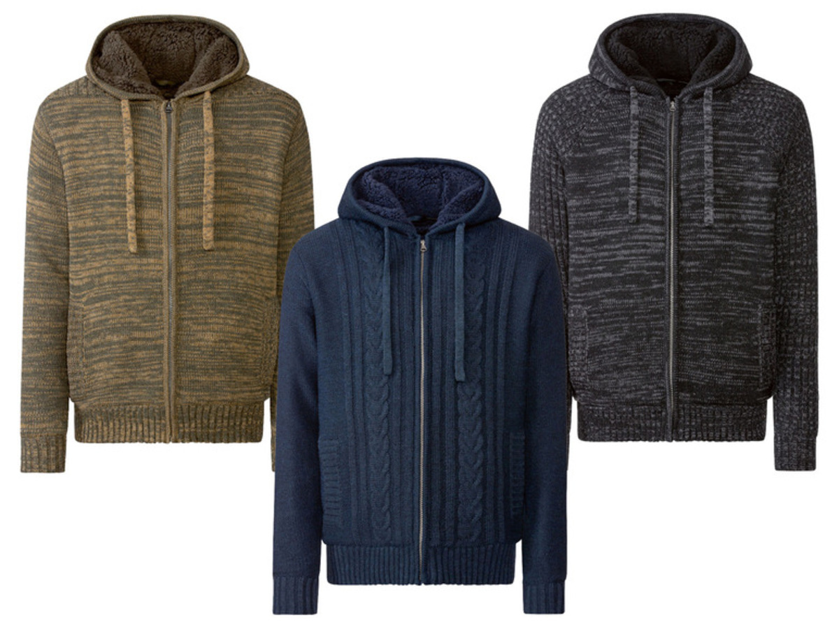 Bild 1 von LIVERGY Herren Grobstrickjacke mit Kapuze, gefüttert
