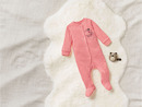Bild 3 von lupilu Baby Mädchen Schlafoverall mit elastischen Rippbündchen