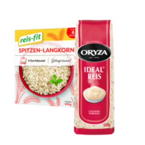 Oryza Reis lose oder reis-fit Reis im Kochbeutel