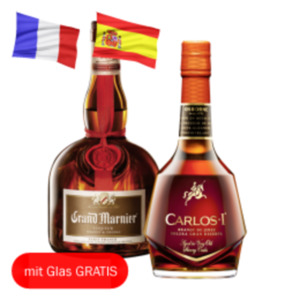 Carlos I. Solera Gran Reserva Brandy oder Grand Marnier Cordon Rouge