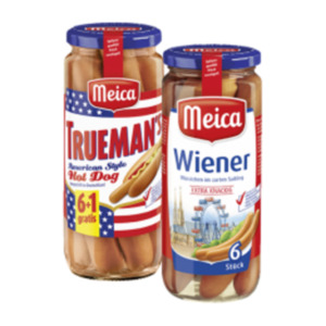 Meica Wiener, Frankfurter Würstchen oder Trueman's