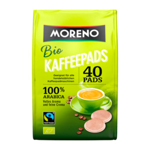 MORENO Bio-Kaffeepads, Fairtrade