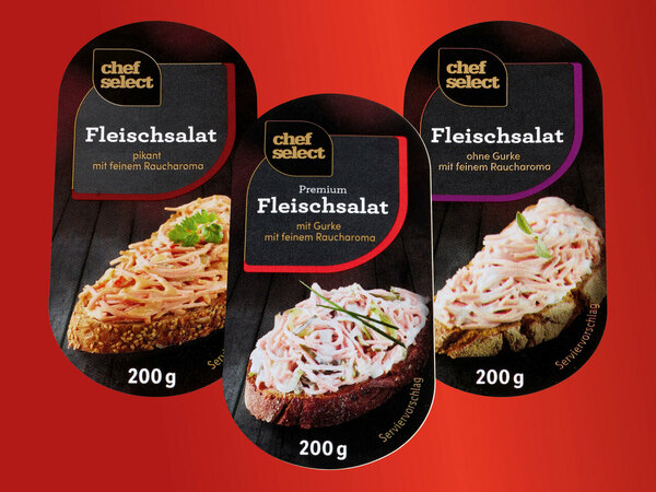ansehen! von Fleischsalat Premium Lidl Chef Select