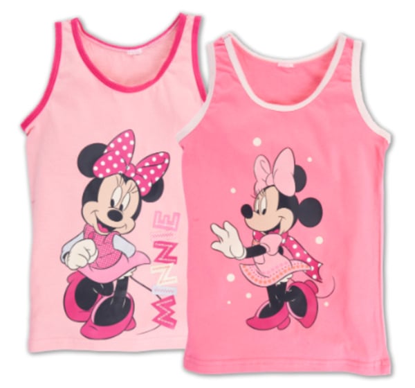 Bild 1 von DISNEY MINNIE MOUSE Kinder 2er-Packung Unterhemden