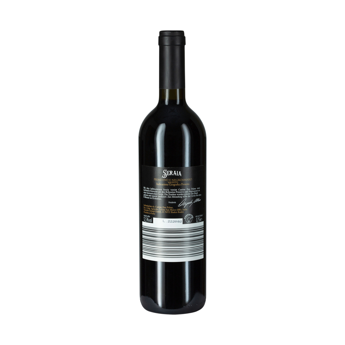 Bild 3 von Seraia Primitivo Negromaro IGP, 6 x 0,75 l