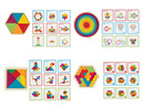 Bild 1 von Playtive Regenbogen Legespiel Blume / Kreis / Tangram / Hexagon