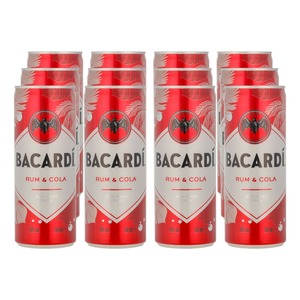 Bacardi Rum Cola Mixgetränk 10,0 % vol 0,25 Liter, 12er Pack