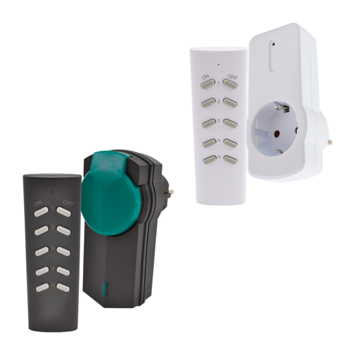 Bild 1 von WORKZONE Funksteckdosen mit Fernbedienung