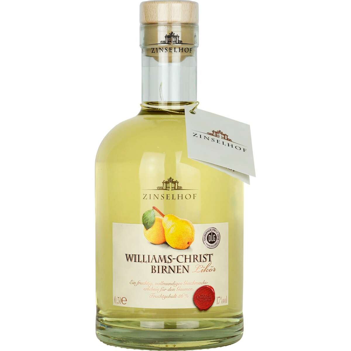 Bild 1 von Zinselhof Williams-Birnen-Likör 17,0 % vol 0,5 Liter