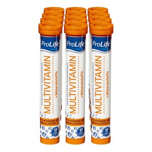 ProLife Brausetabletten Multivitamin 102 g, 12er Pack