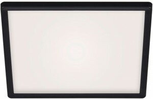 Di-Ka ultraflaches LED Panel Slim 29,3 x 29,3cm schwarz, mit Hintergrundbeleuchtungseffekt