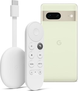 Pixel 7 (128GB) Smartphone lemongrass inkl. Chromecast mit Google TV (HD)
