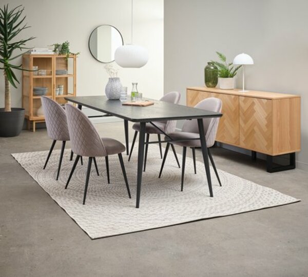 Bild 2 von Vitrine LANGELINIE 2 Türen eiche