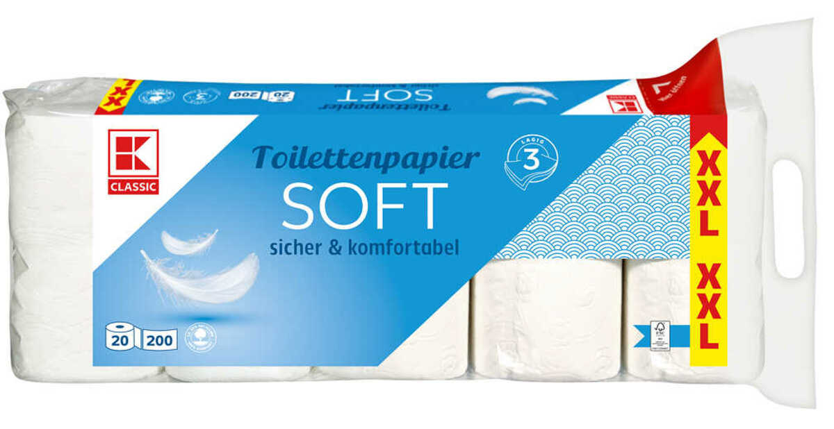 Bild 1 von K-CLASSIC Toilettenpapier Soft