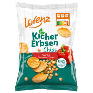Lorenz Kichererbsen Chips Paprika 85g